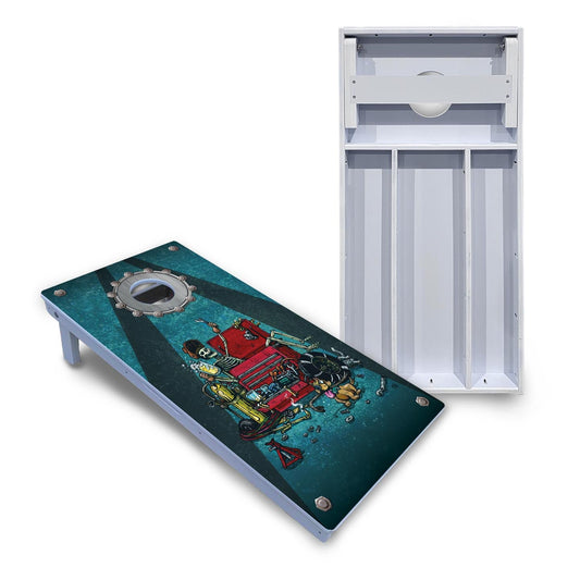 Artist Series Cornhole Boards - All Weather Series - Garage Life