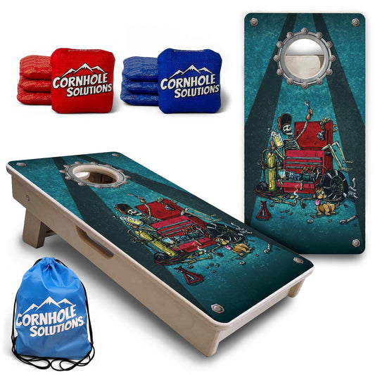 Garage Life - Mini or Vacation Size Cornhole Boards