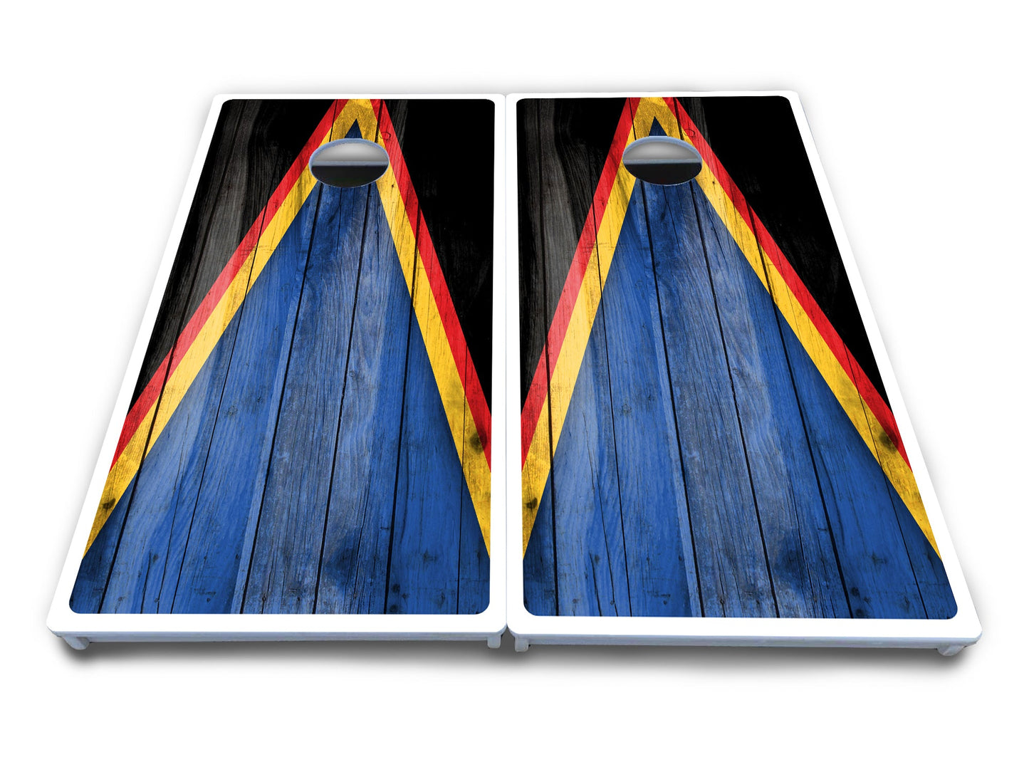 Team Color Triangle Cornhole Boards - All Weather Series