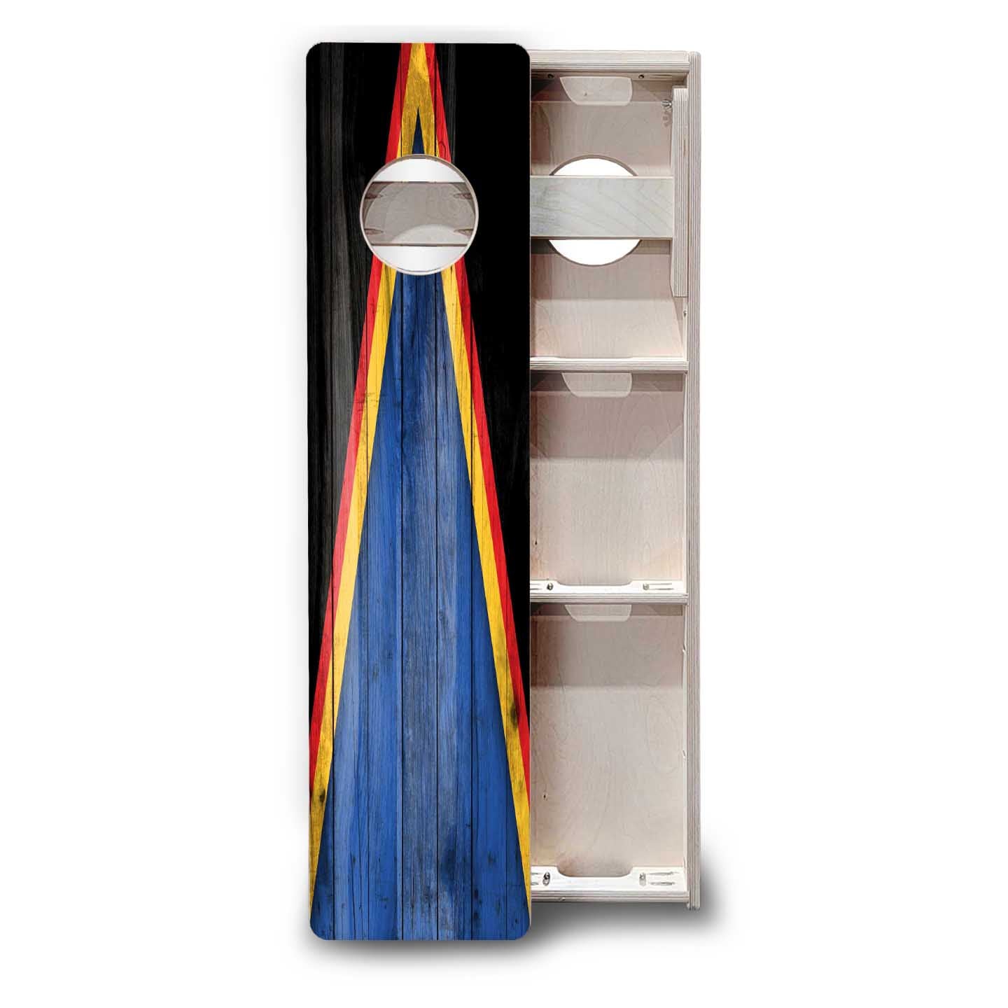 Training Skinny Boards - Sports Theme - Blue, Black, Red & Yellow