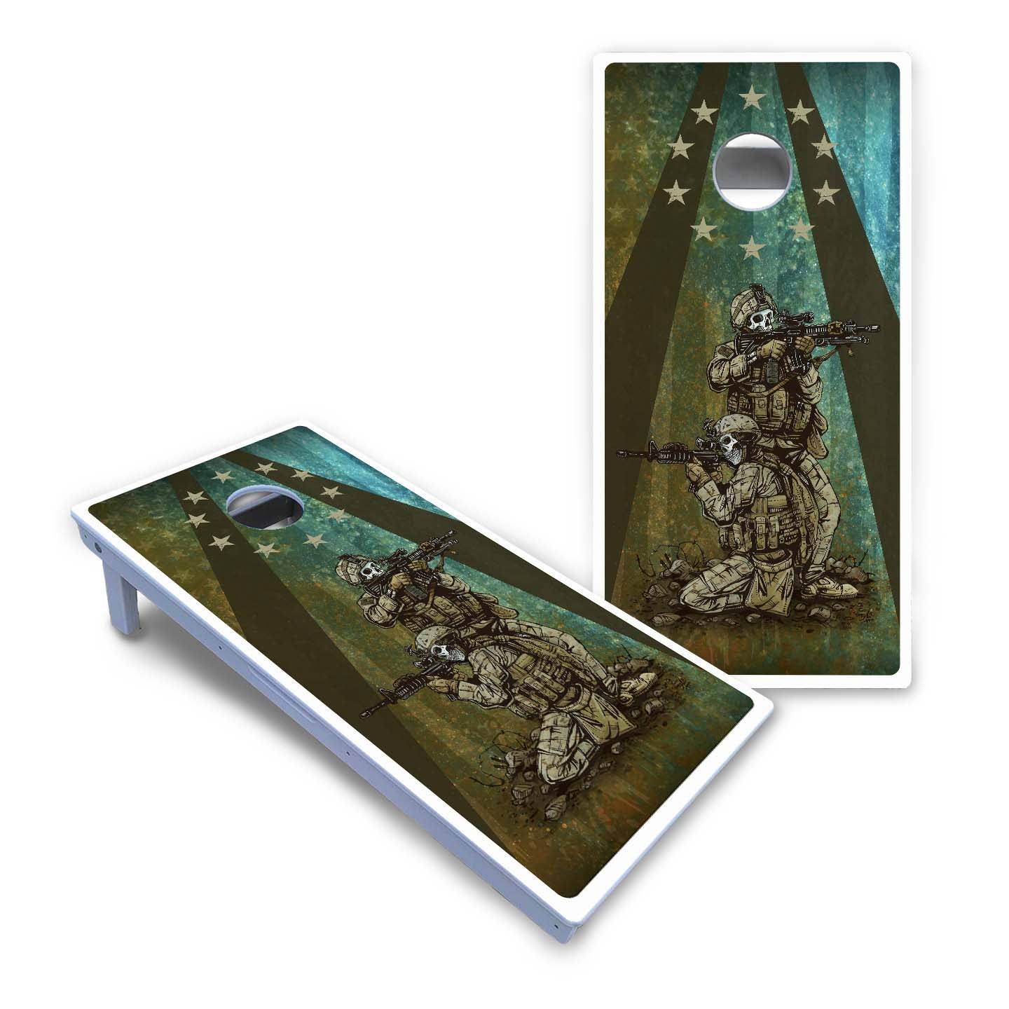 Artist Series Cornhole Boards - All Weather Series - Got Your Six