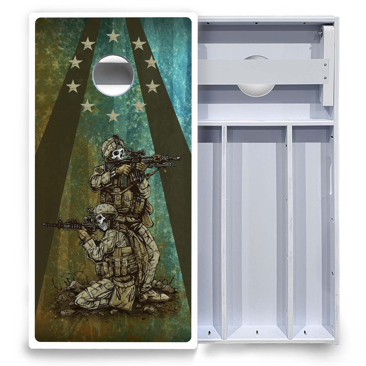 Artist Series Cornhole Boards - All Weather Series - Got Your Six