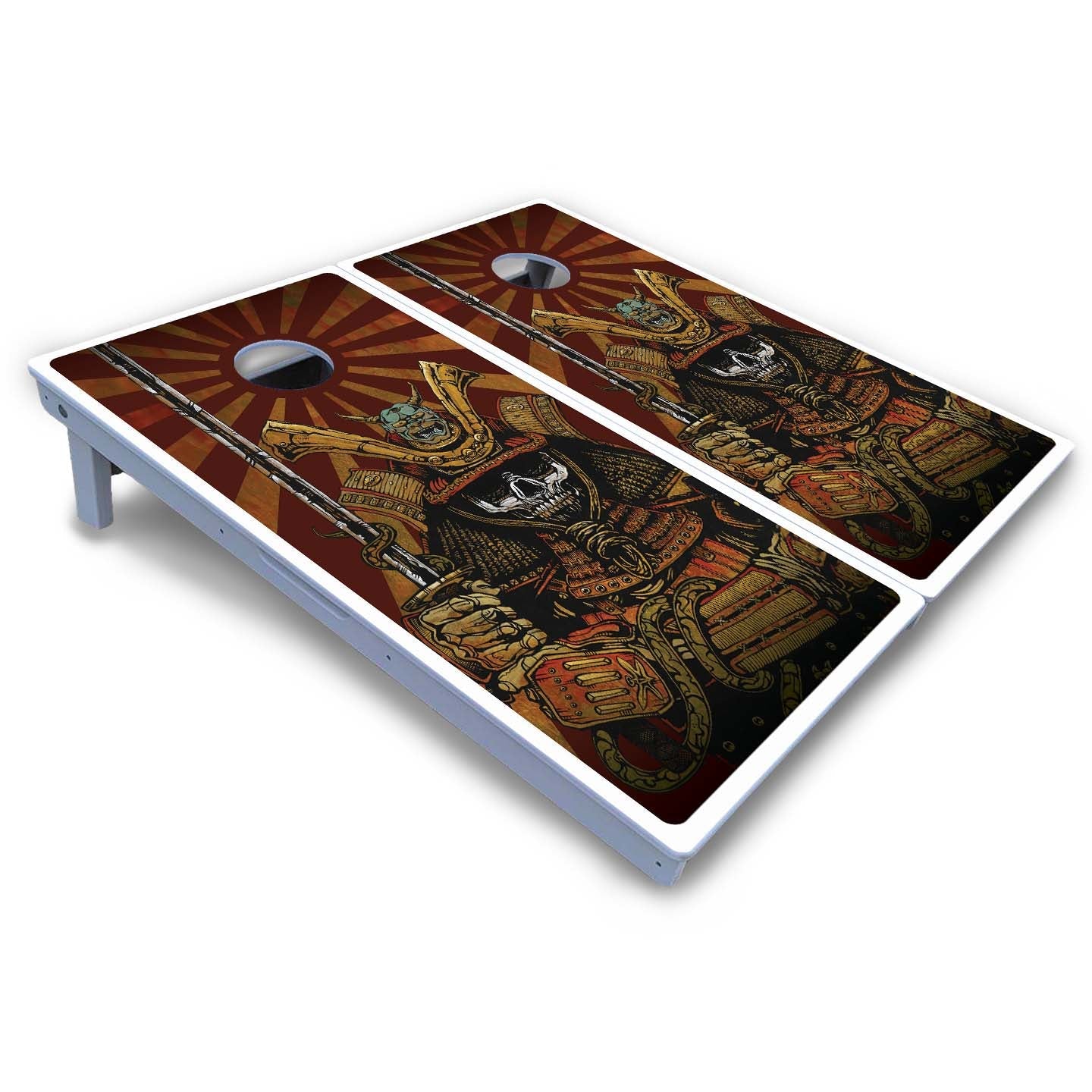 Artist Series Cornhole Boards - All Weather Series - Samurai