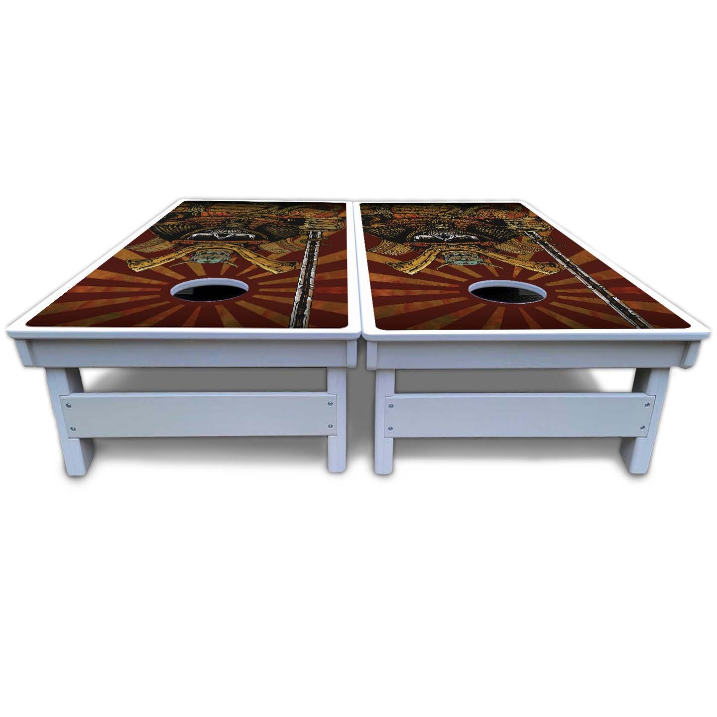 Artist Series Cornhole Boards - All Weather Series - Samurai