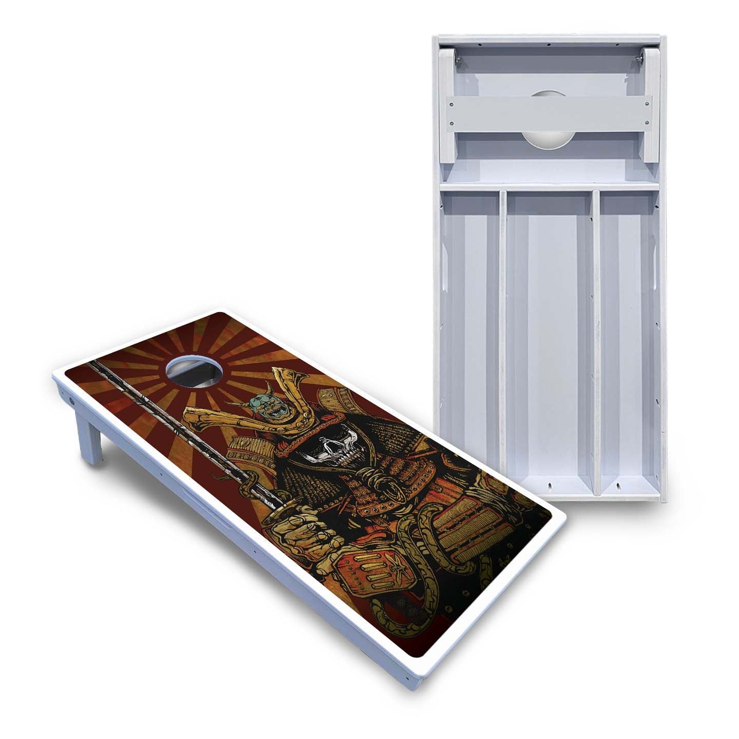 Artist Series Cornhole Boards - All Weather Series - Samurai