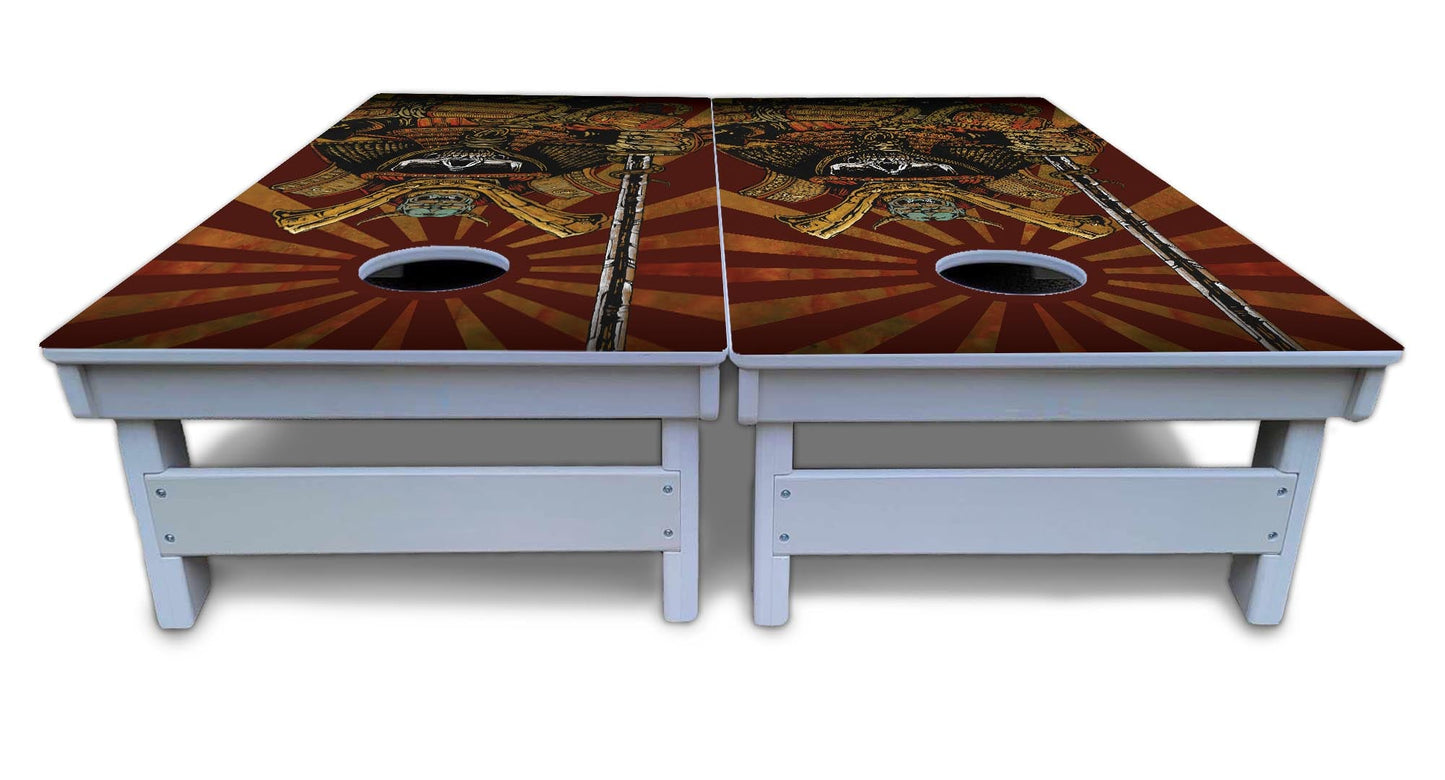 Artist Series Cornhole Boards - All Weather Series - Split Design