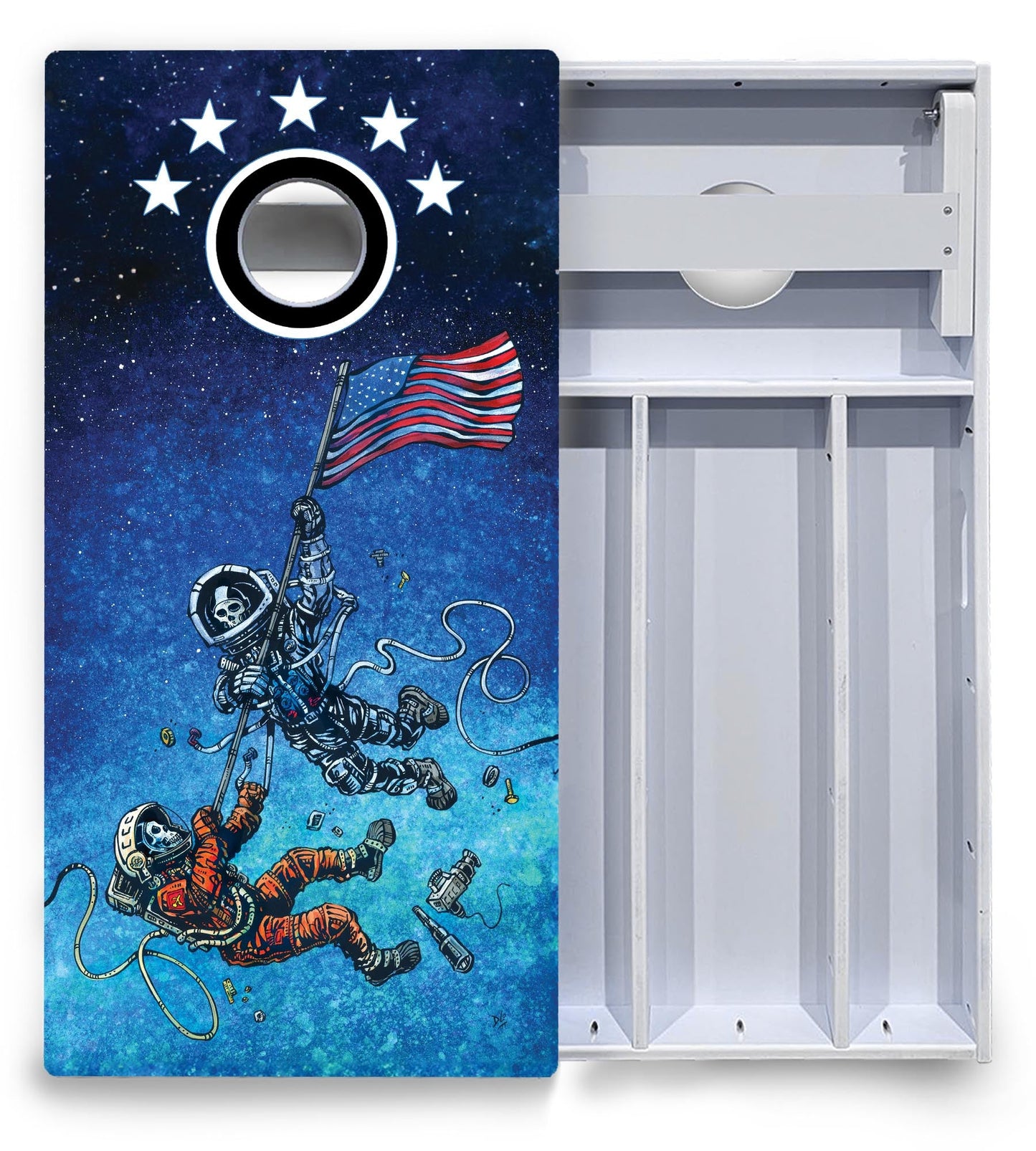 Artist Series Cornhole Boards - All Weather Series - Split Design