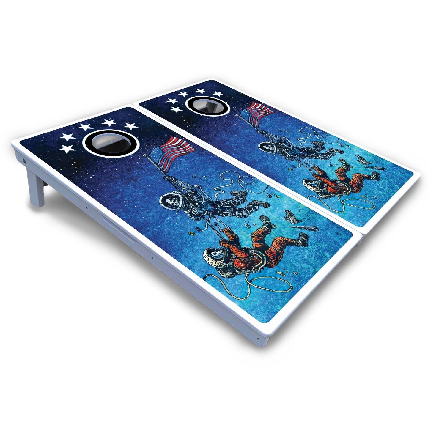 Artist Series Cornhole Boards - All Weather Series - Space Race