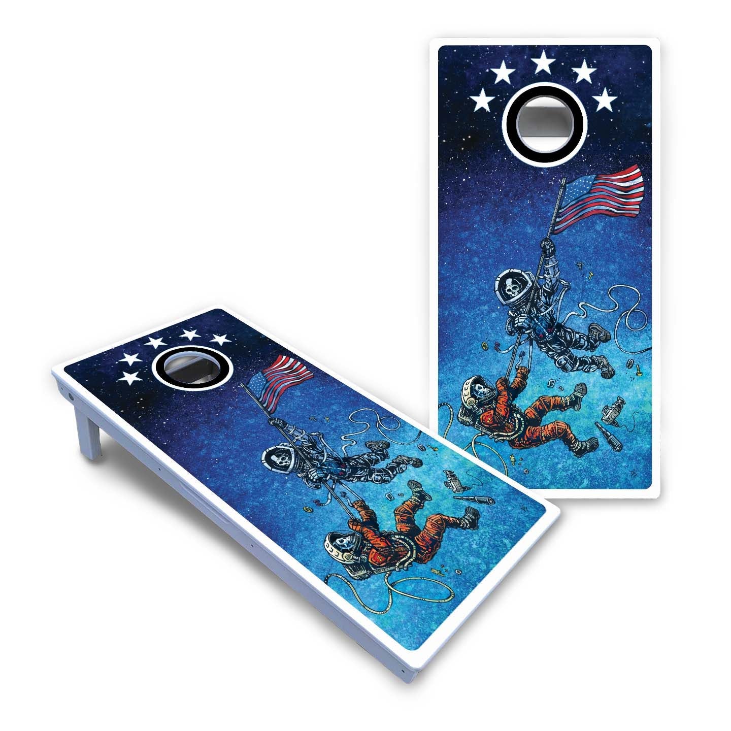 Artist Series Cornhole Boards - All Weather Series - Space Race