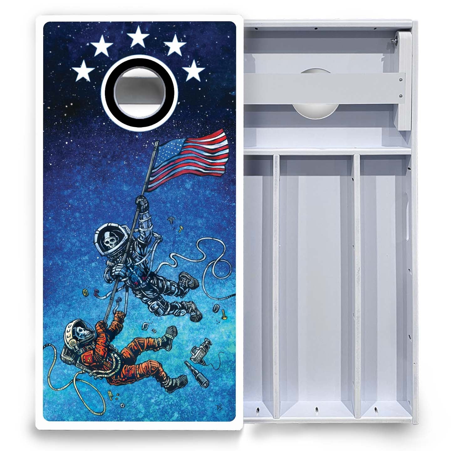Artist Series Cornhole Boards - All Weather Series - Space Race