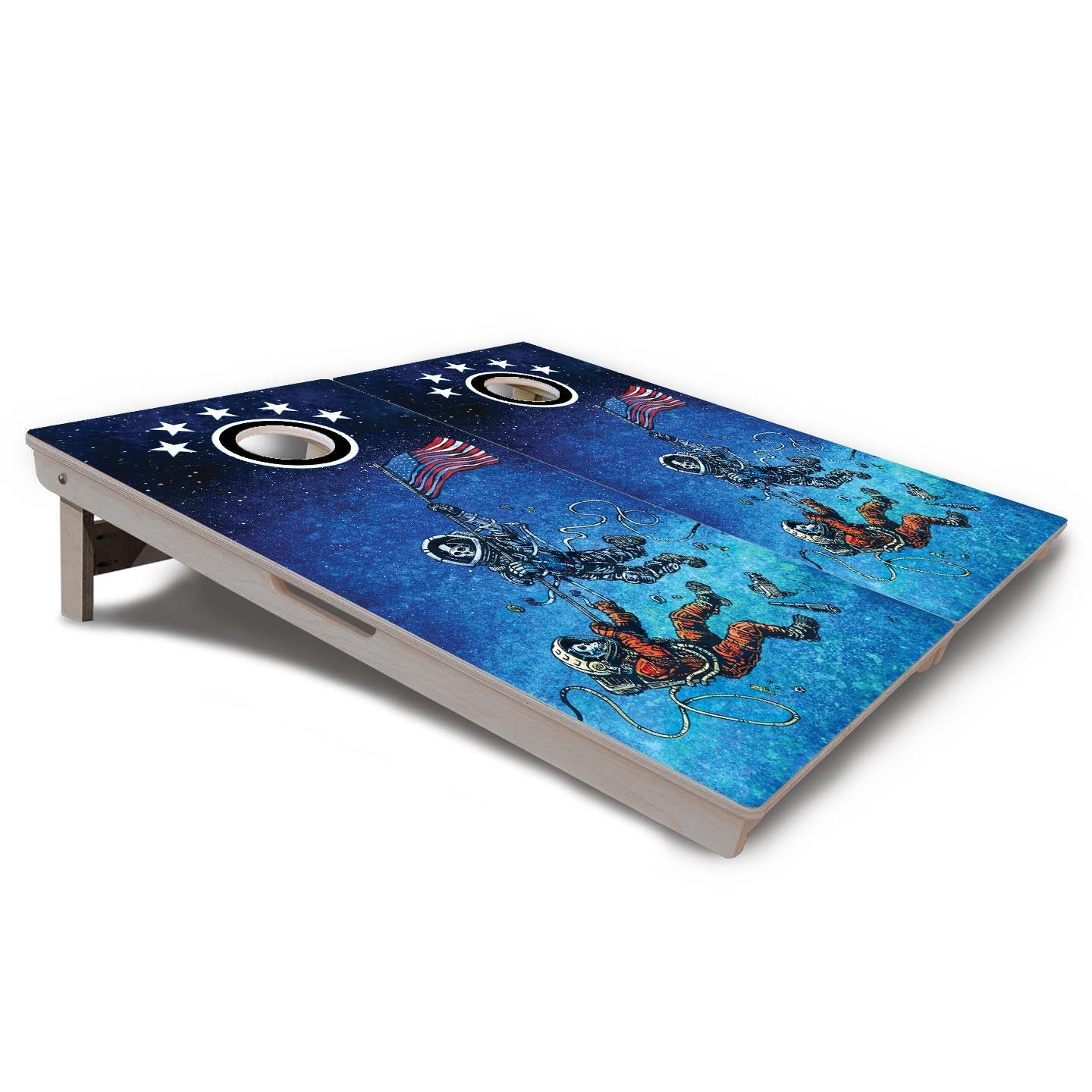 Artist Series Cornhole Boards - Professional Tournament Series - Split Design