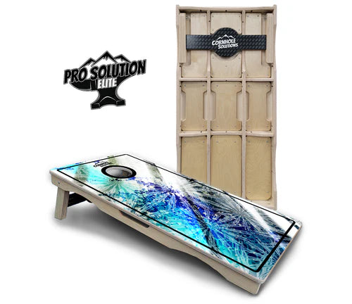 Cornhole Boards - Pro Solution Elite Series - Blue Color Burst