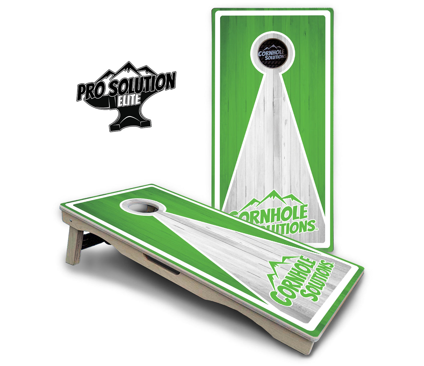 Keyhole Design Options CS Logo Cornhole Boards - Pro Solution Elite Series