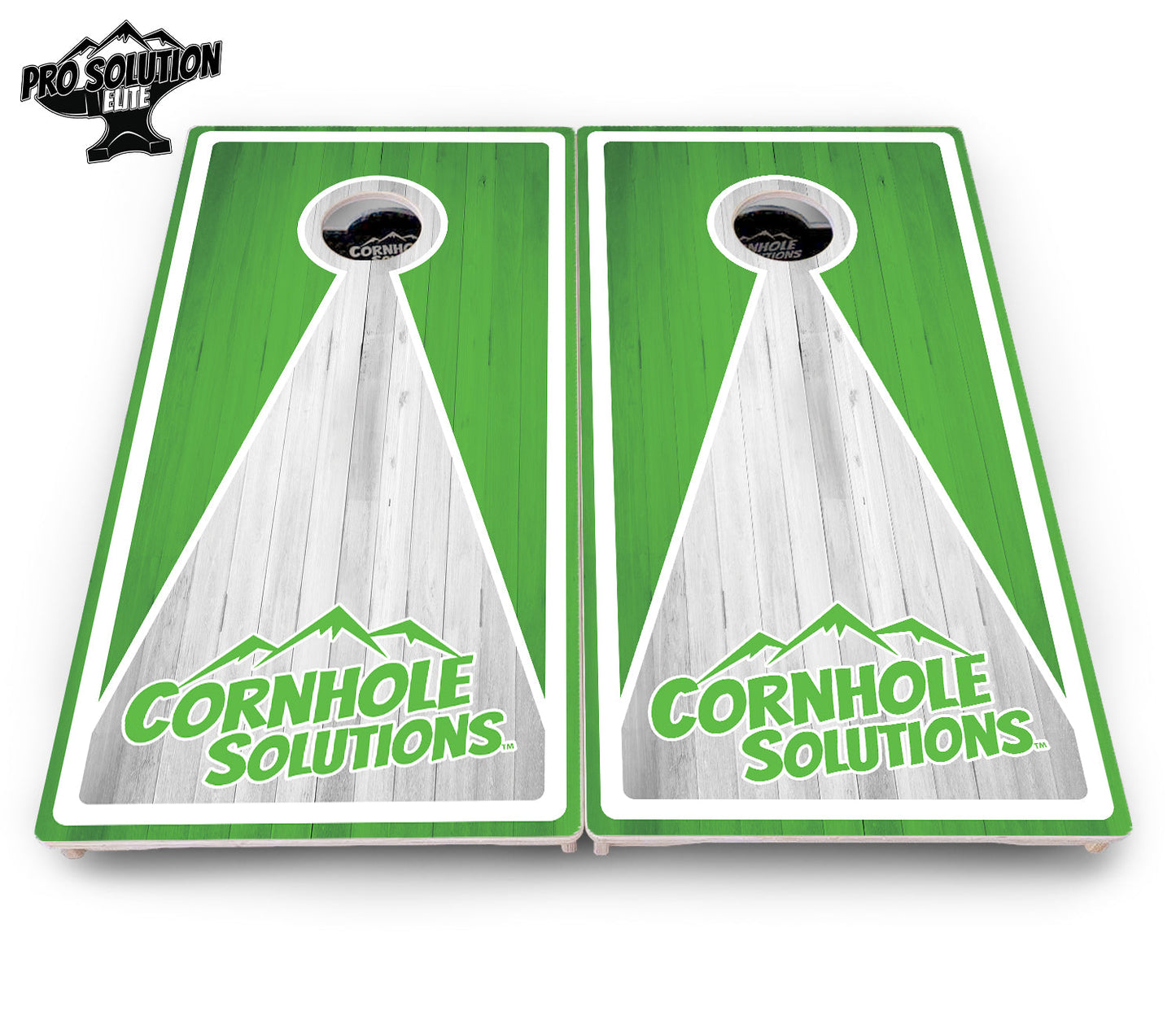 Keyhole Design Options CS Logo Cornhole Boards - Pro Solution Elite Series