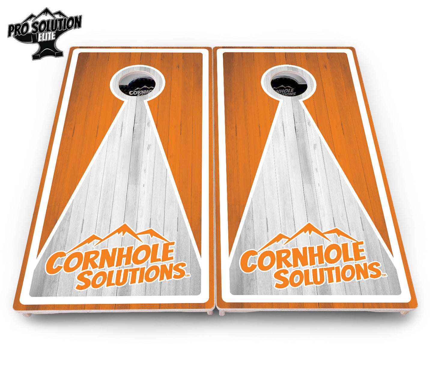 Keyhole Design Options CS Logo Cornhole Boards - Pro Solution Elite Series