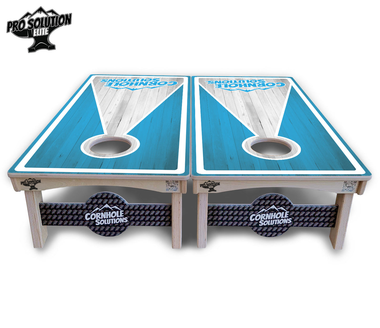 Keyhole Design Options CS Logo Cornhole Boards - Pro Solution Elite Series