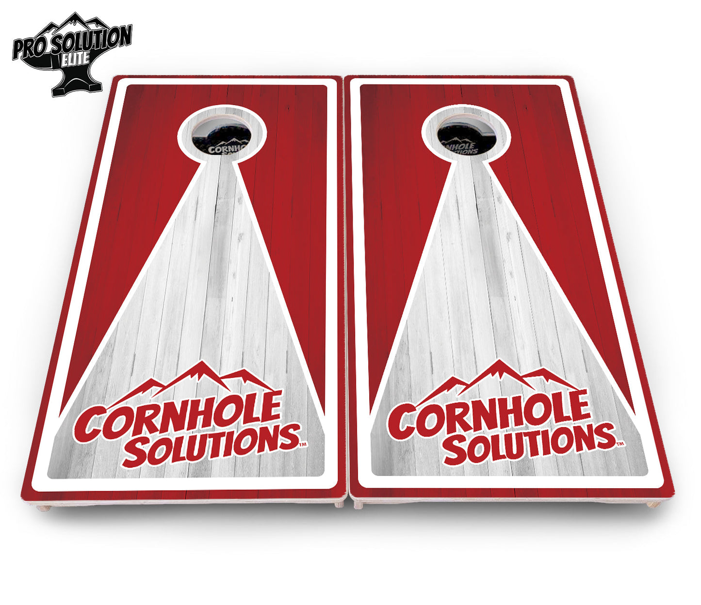 Keyhole Design Options CS Logo Cornhole Boards - Pro Solution Elite Series