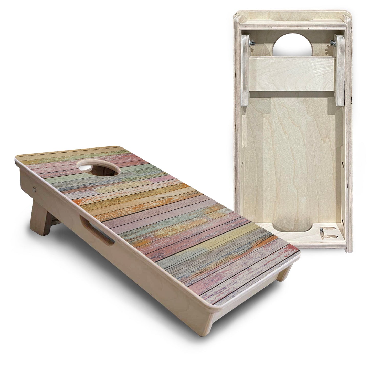 Mini Cornhole Boards - Pastel Color Plank