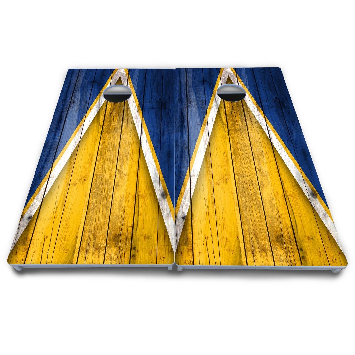 Team Color Triangle Cornhole Boards - All Weather Series