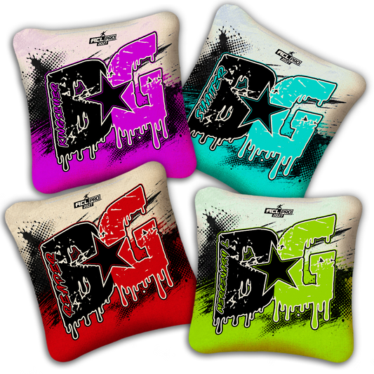 2027 BG Multiple Bag Models "GRUNGE" - ACL Pro Stamped Cornhole Bags - SET OF 4 BAGS