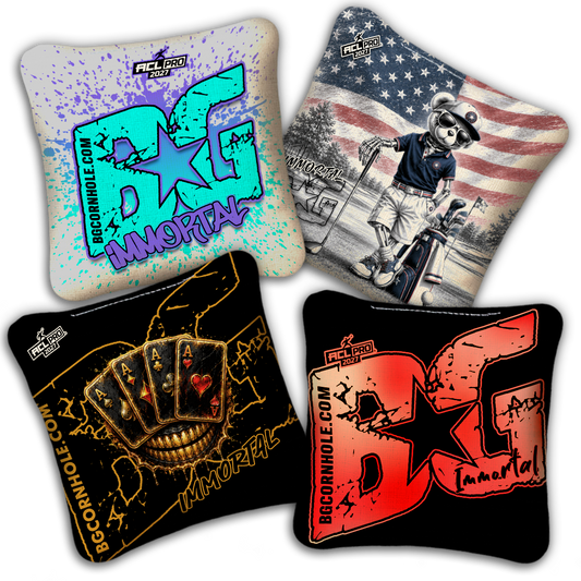 2027 BG IMMORTAL - MULTIPLE DESIGNS - ACL Pro Stamped Cornhole Bags - SET OF 4 BAGS