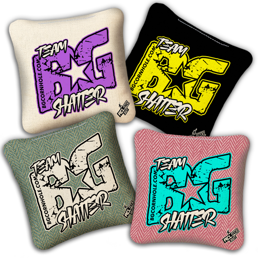 2027 BG SHATTER “ESPN THROWBACK COLORMATCH" - ACL Pro Stamped Cornhole Bags - SET OF 4 BAGS