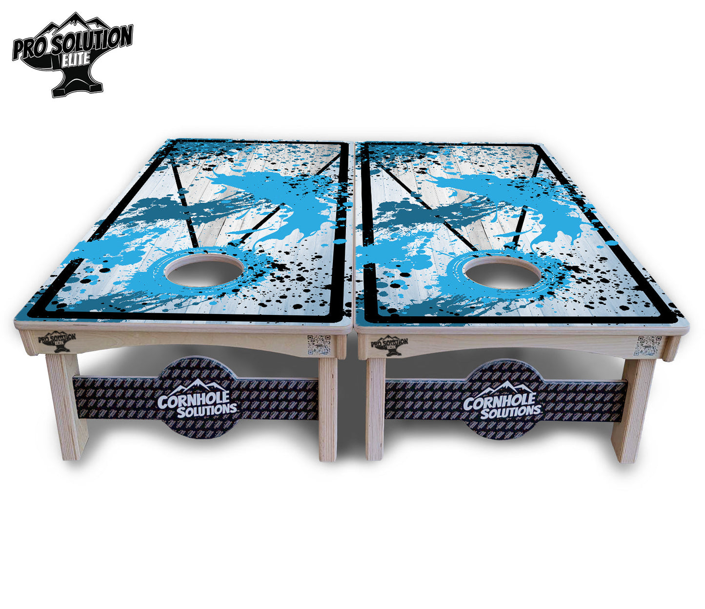 Paint Splatter Cornhole Boards - Pro Solution Elite Series