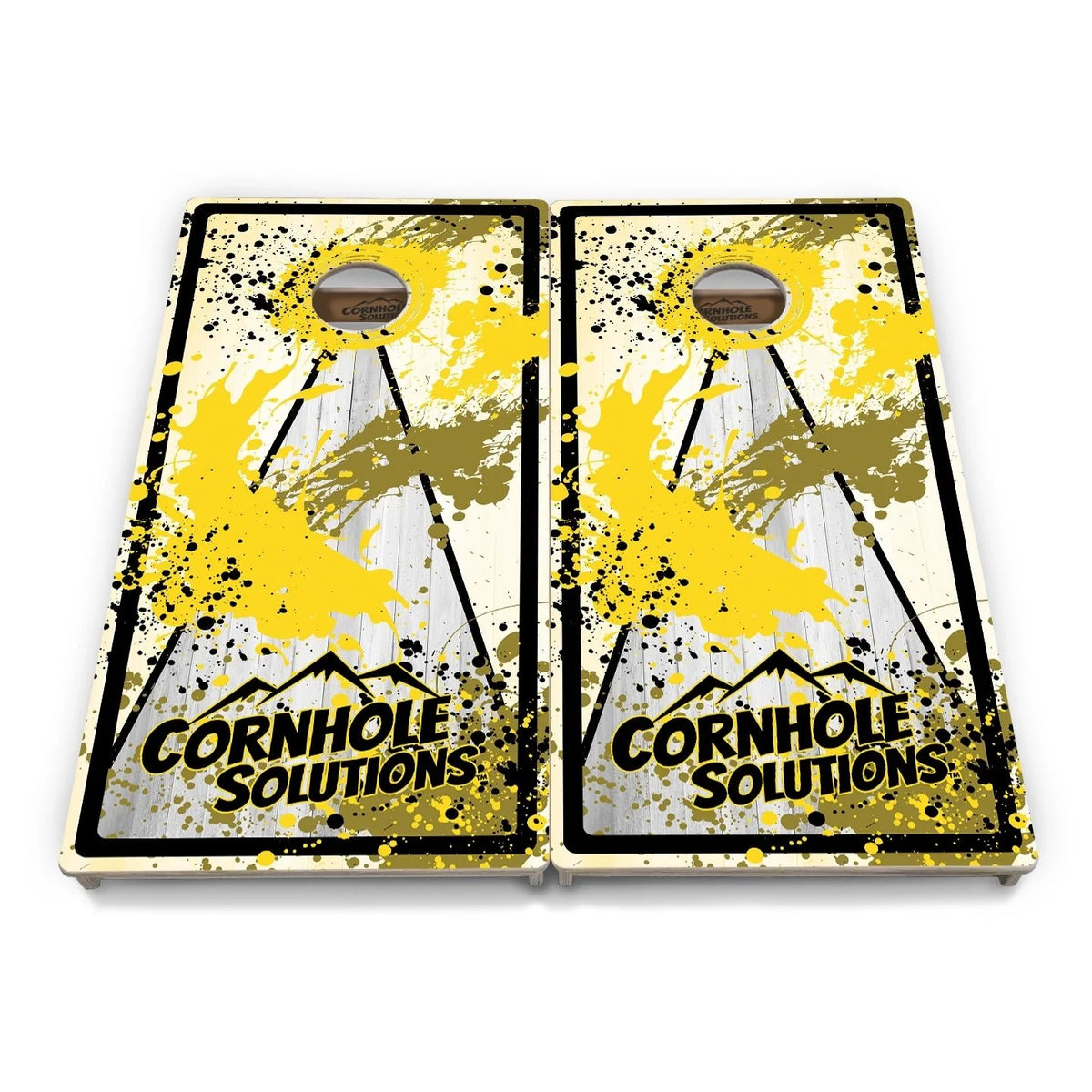 Paint Splatter Cornhole Boards – Tournament Series