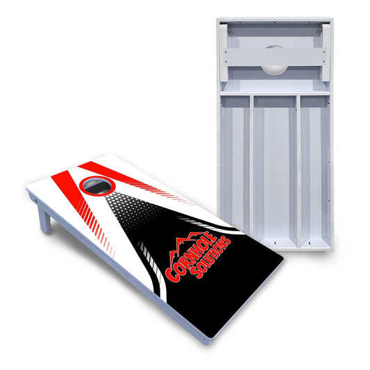 White Jersey Cornhole Boards - All Weather Series