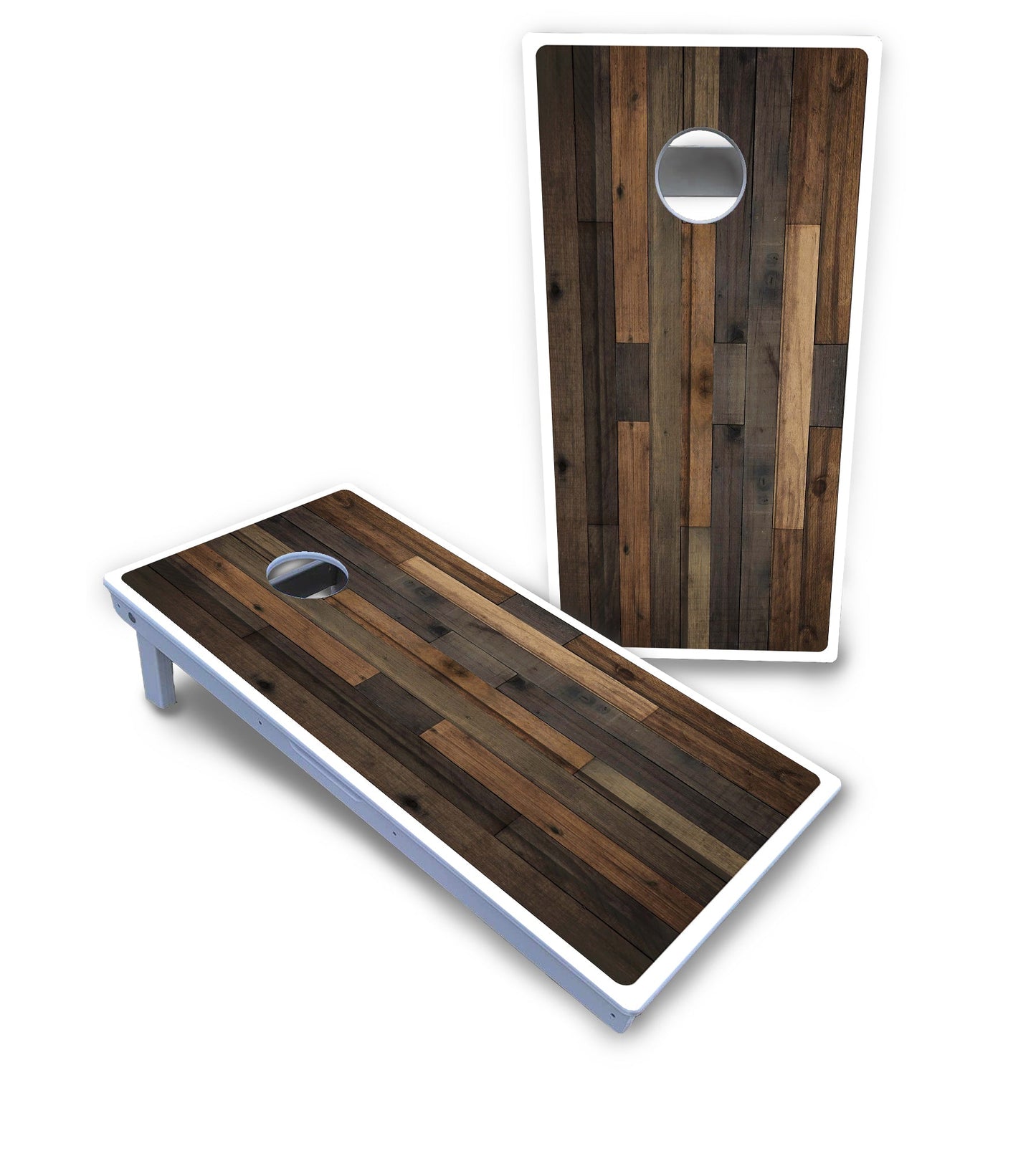 Wood Panels Cornhole Boards - All Weather Series