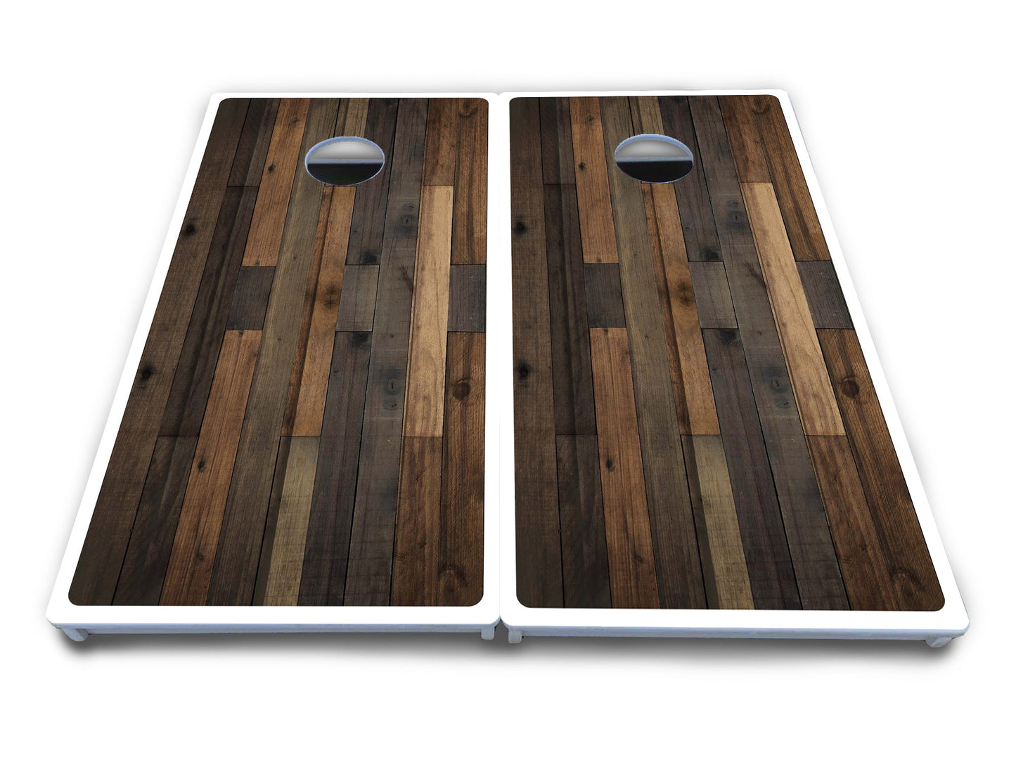 Wood Panels Cornhole Boards - All Weather Series