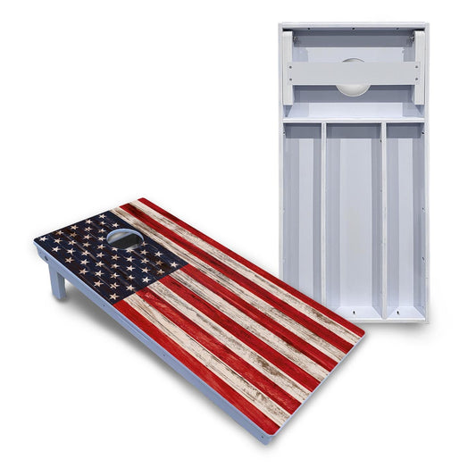 Antique Flag Cornhole Boards - All Weather Series