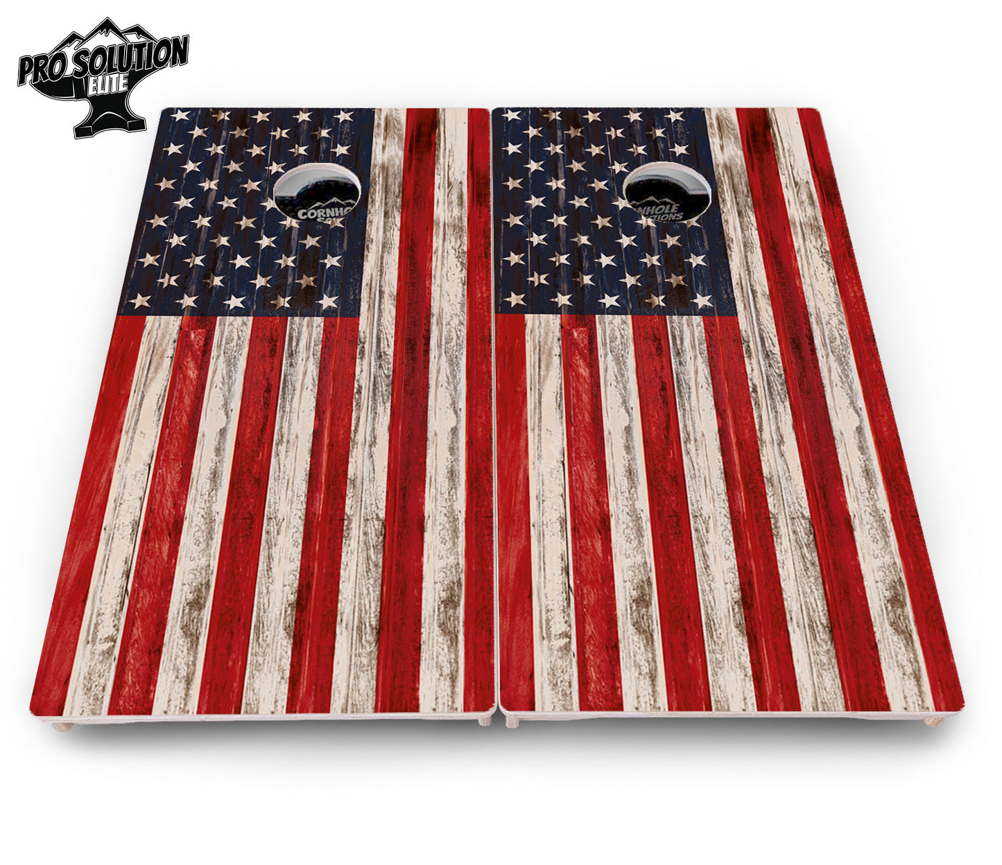 Antique Flag510 Cornhole Boards - Pro Solution Elite Series