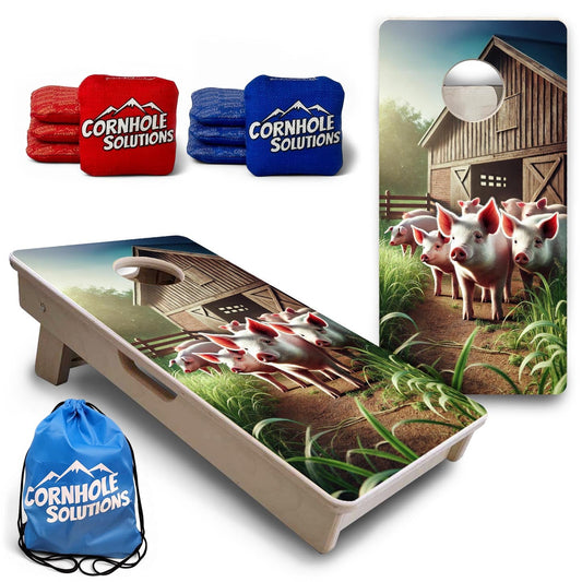 Piglet Parade - Mini or Vacation Size Cornhole Boards