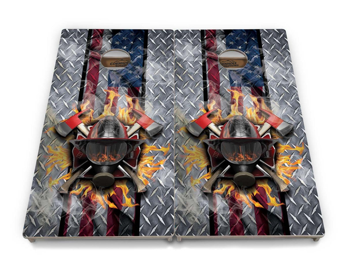 Firefighter Cornhole Boards – Tournament Series