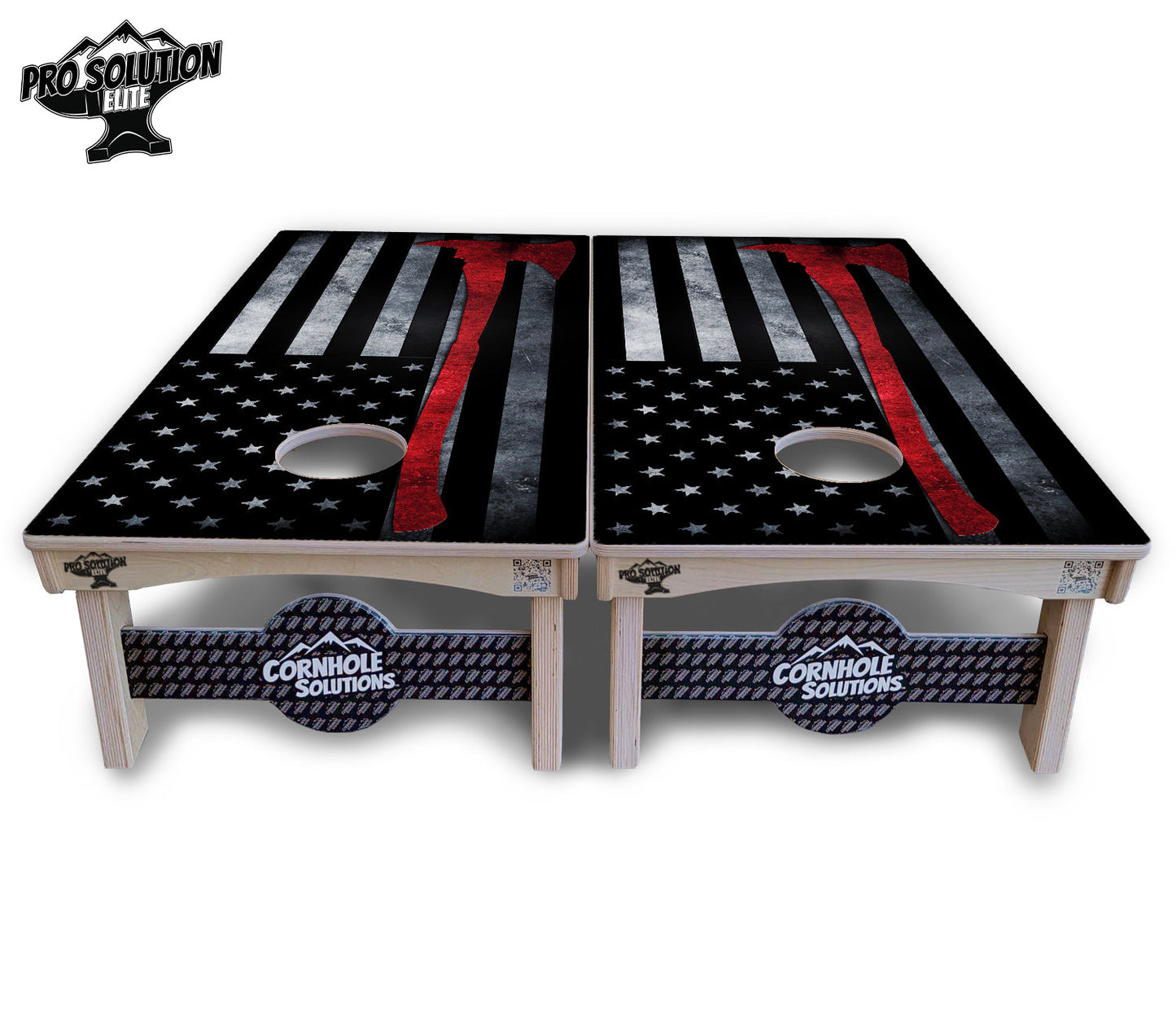 Axe Flag Cornhole Boards - Pro Solution Elite Series