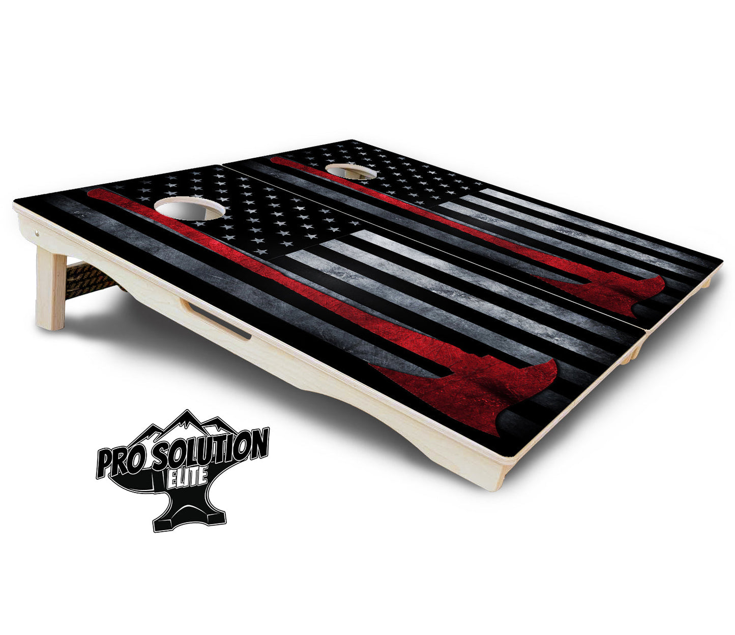 Axe Flag Cornhole Boards - Pro Solution Elite Series