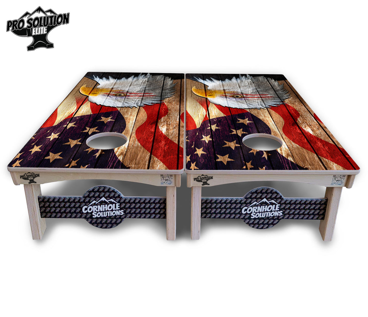 Wooden Eagle Cornhole Boards - Pro Solution Elite Series