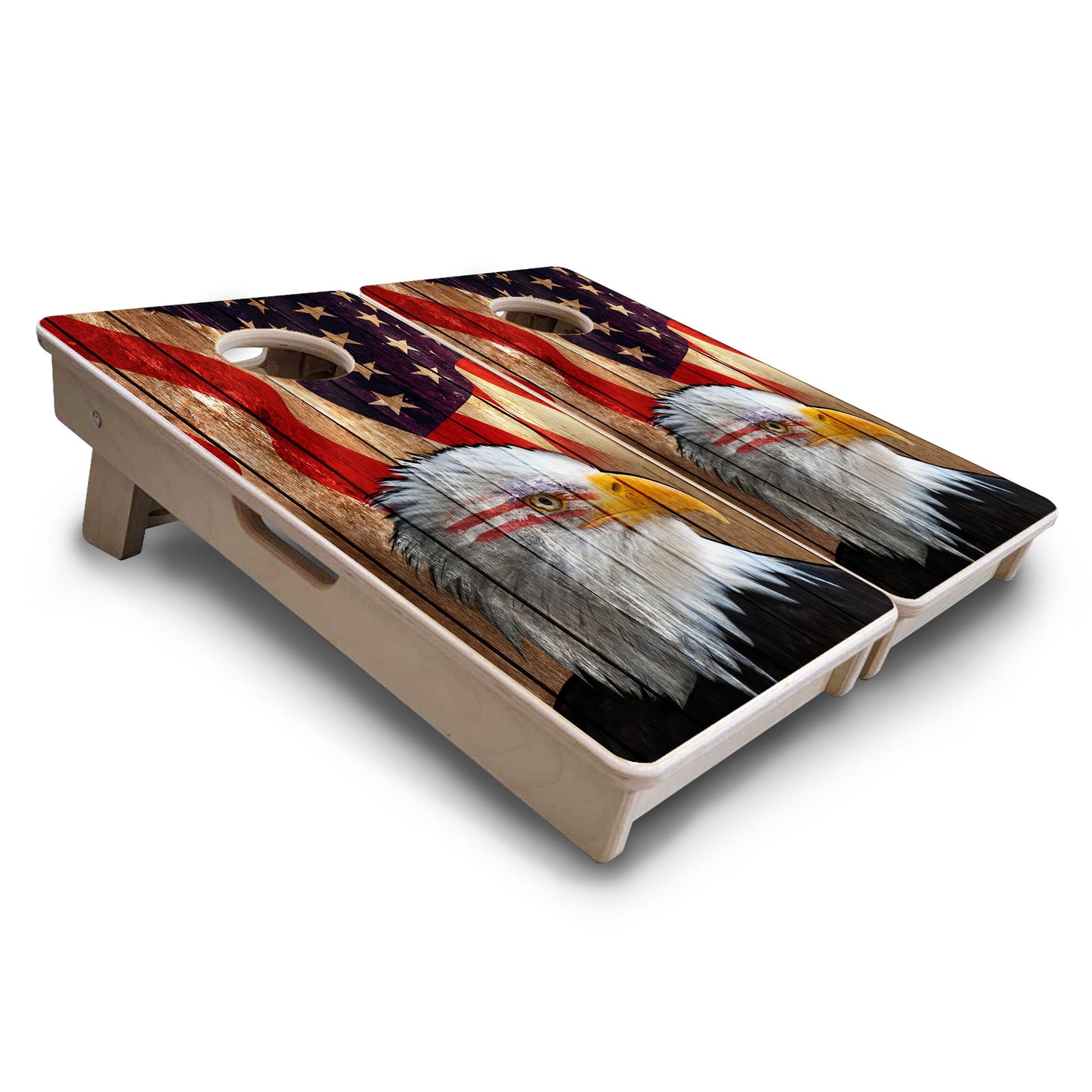 Mini Cornhole Boards - Wooden Eagle