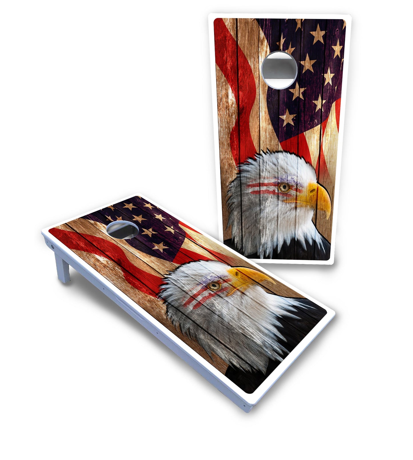 Wooden Eagle Cornhole Boards - All Weather Series