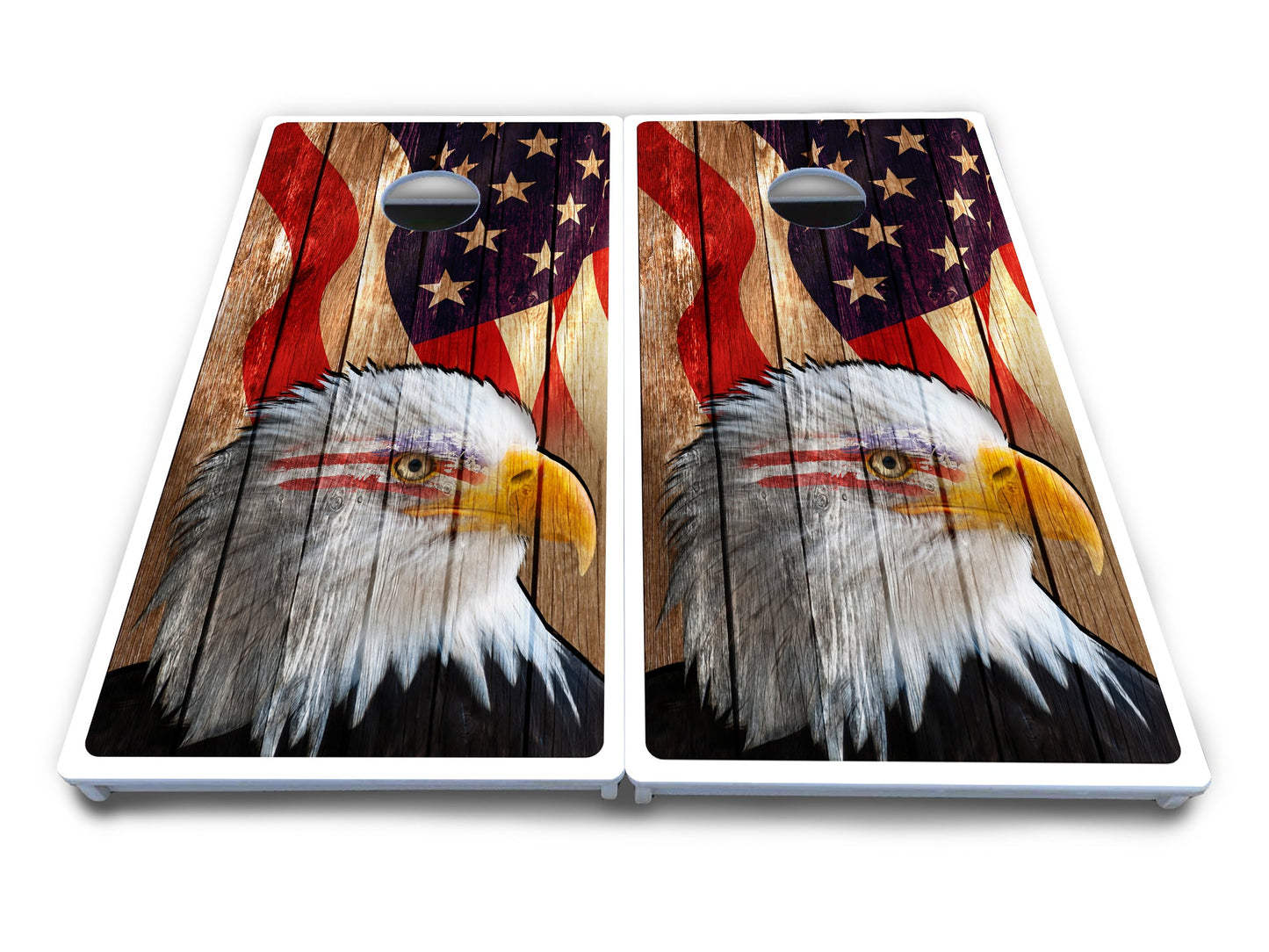 Wooden Eagle Cornhole Boards - All Weather Series