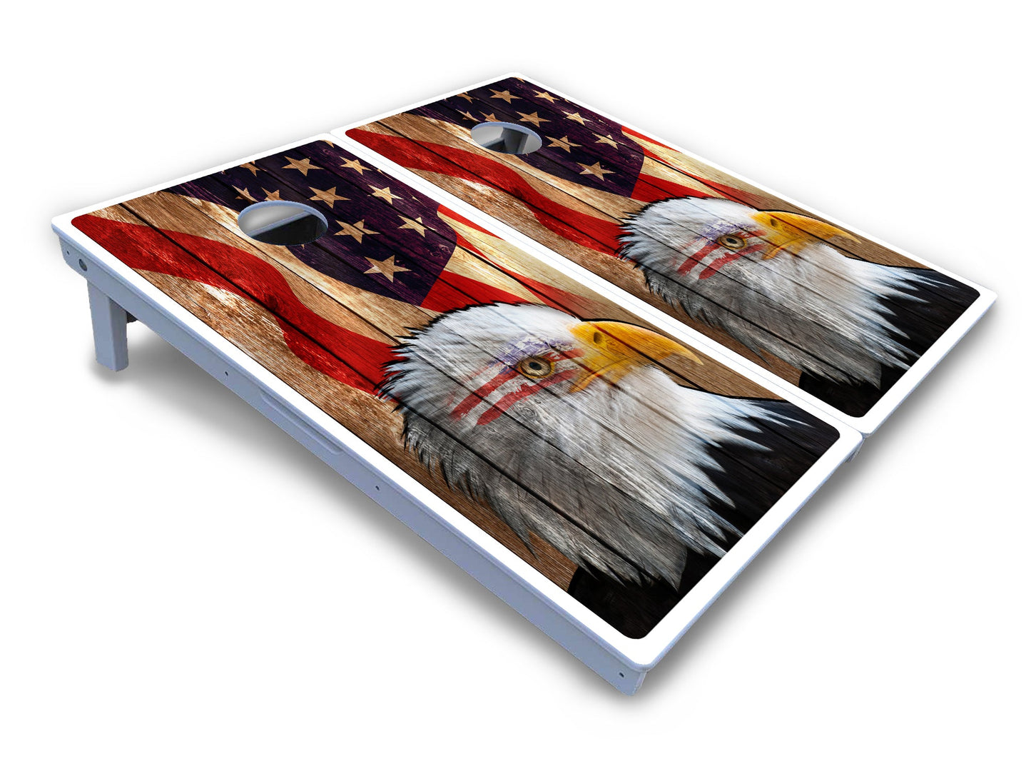 Wooden Eagle Cornhole Boards - All Weather Series