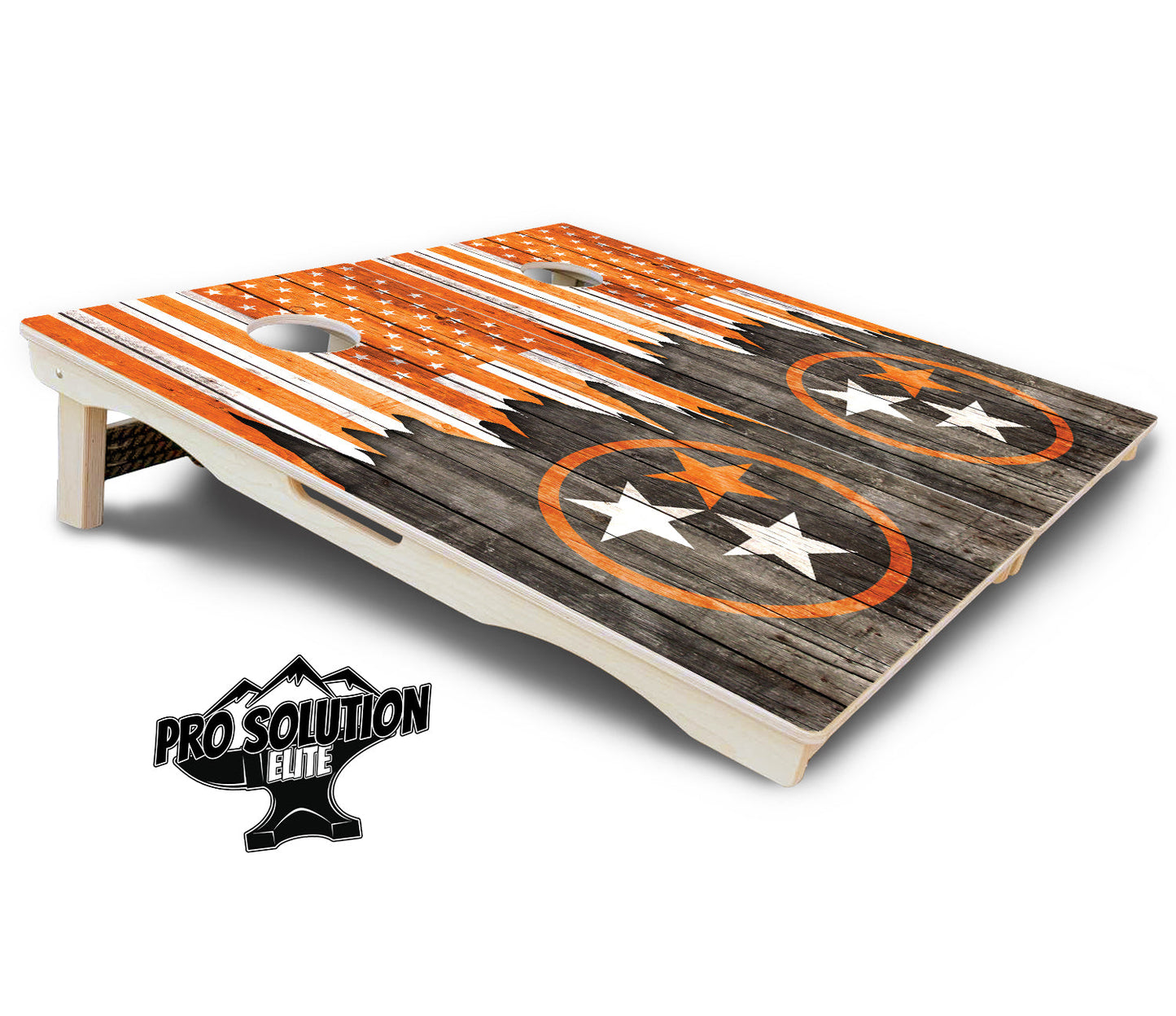 TN Orange Flag Cornhole Boards - Pro Solution Elite Series