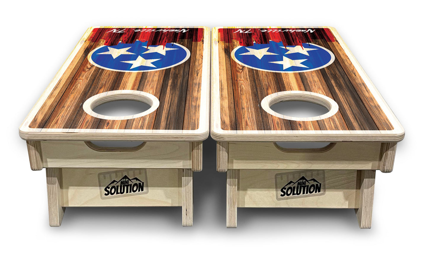 Mini Cornhole Boards - Nashville