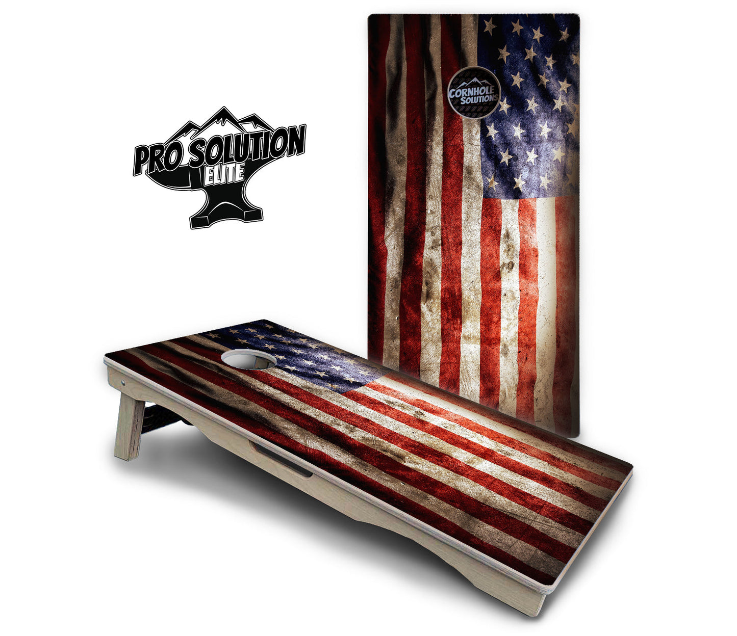 American Flag589 Cornhole Boards - Pro Solution Elite Series