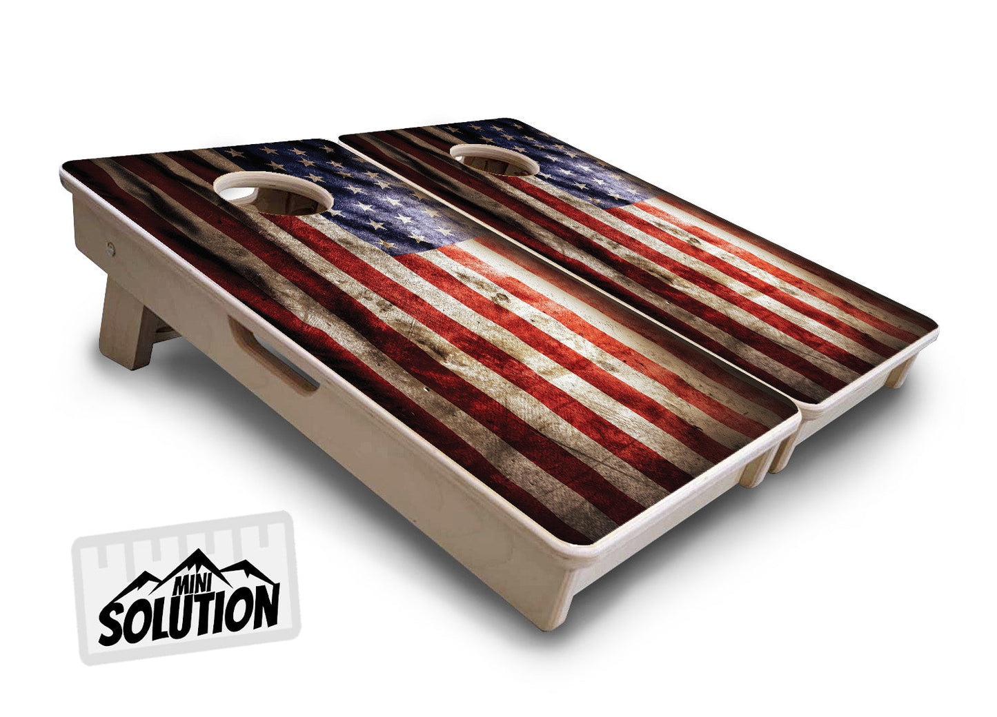 American Flag589 - Mini or Vacation Size Cornhole Boards