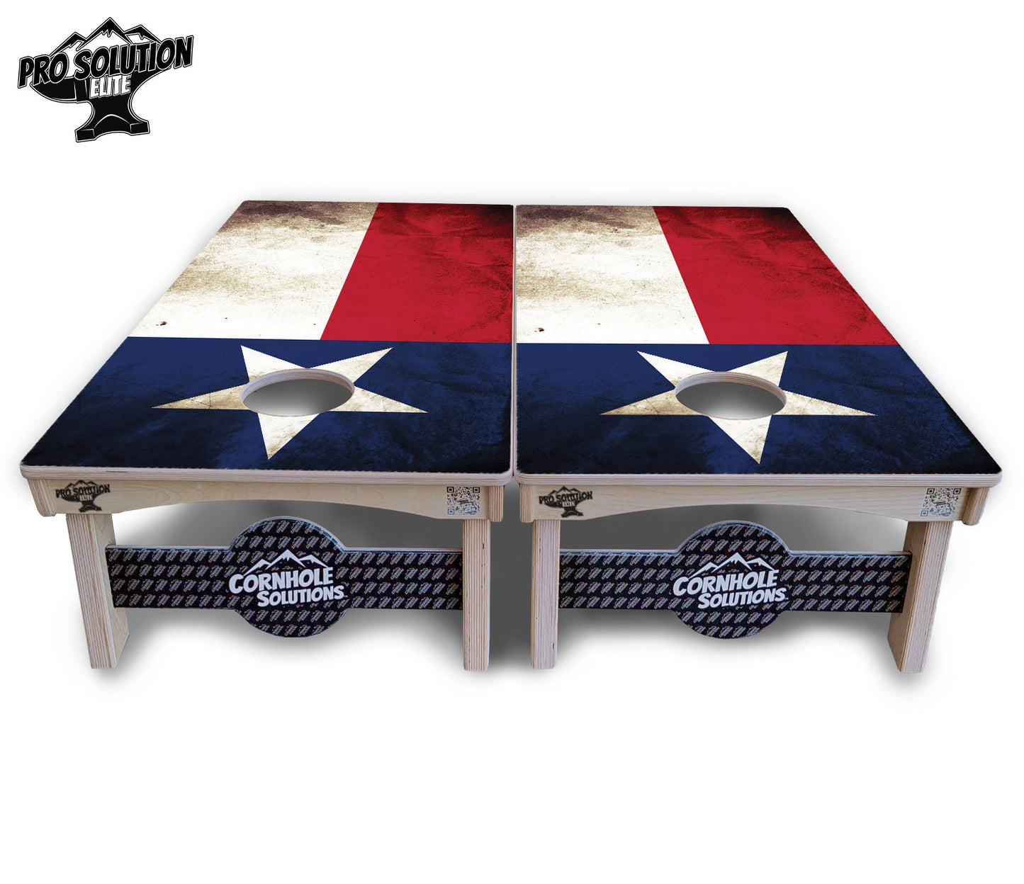 Texas Flag Cornhole Boards - Pro Solution Elite Series