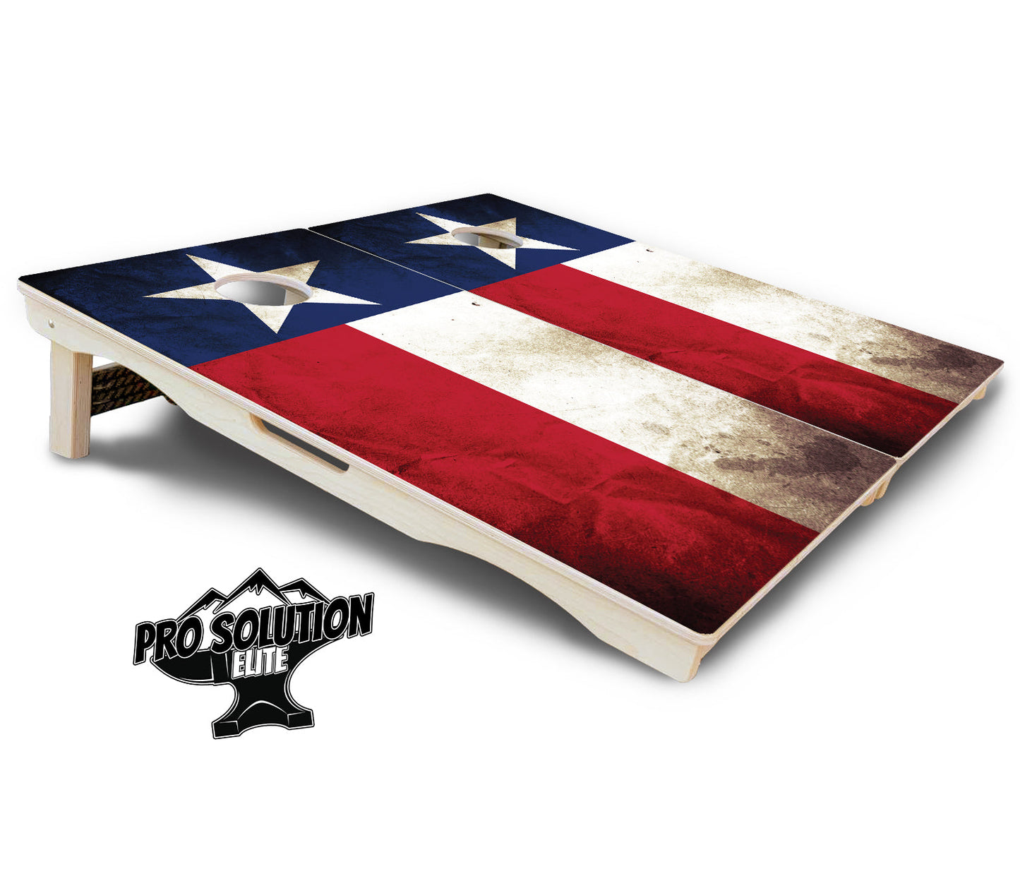 Texas Flag Cornhole Boards - Pro Solution Elite Series
