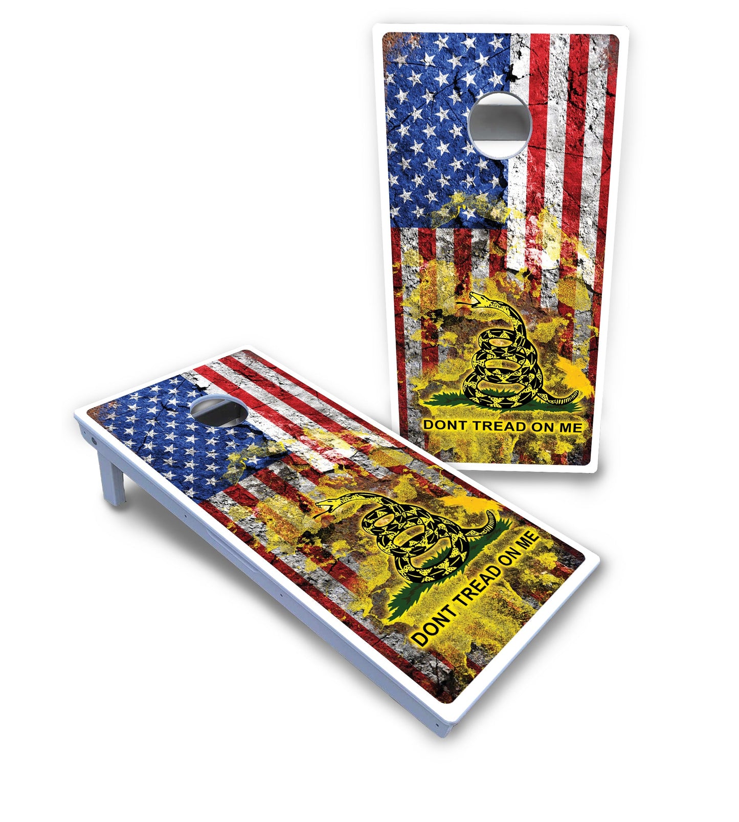 DTOM Flag 1 Cornhole Boards - All Weather Series