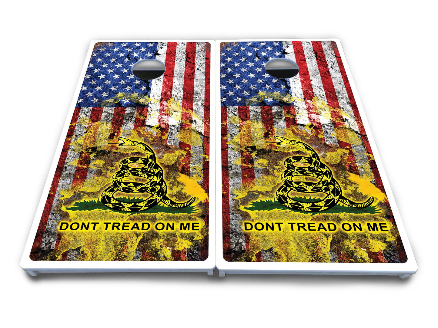 DTOM Flag 1 Cornhole Boards - All Weather Series